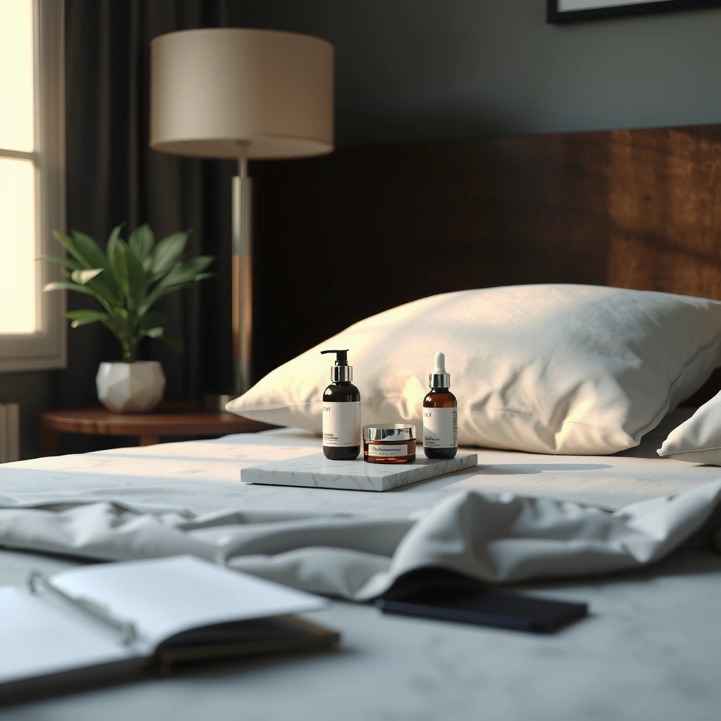 Evening skincare ritual